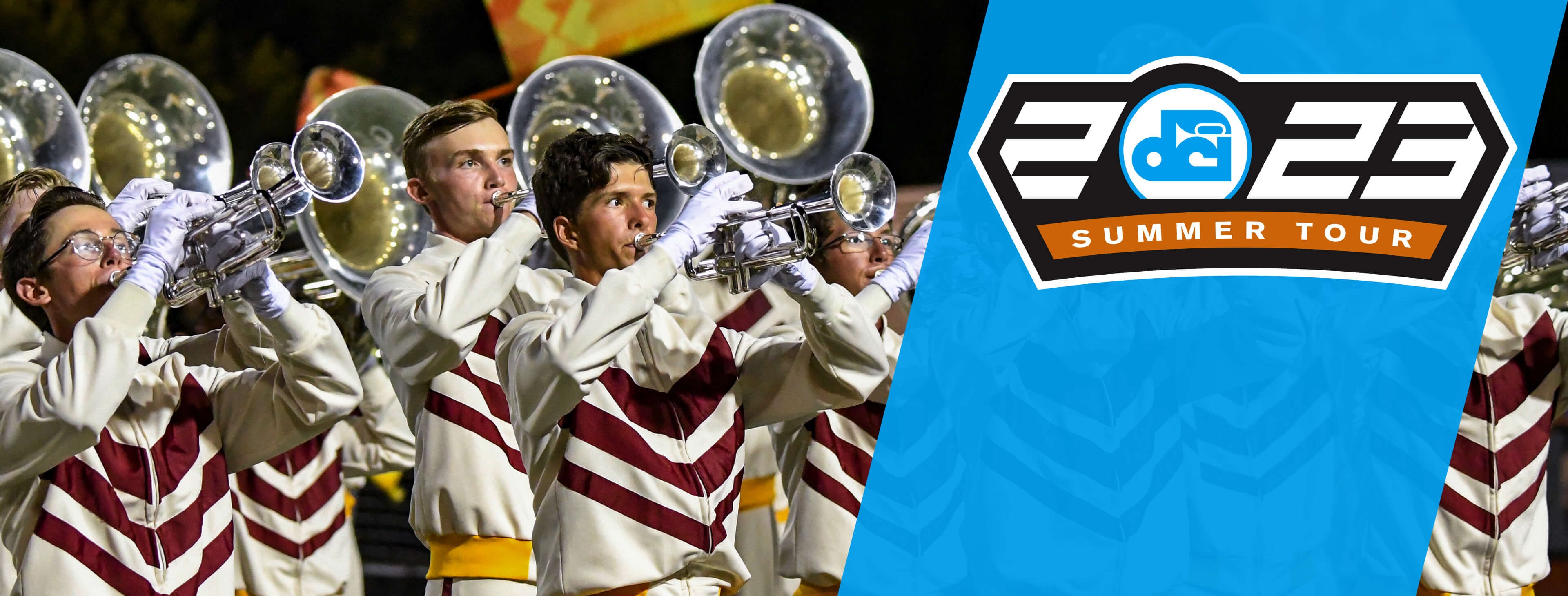 2023 DCI Tour Graphic The Cadets