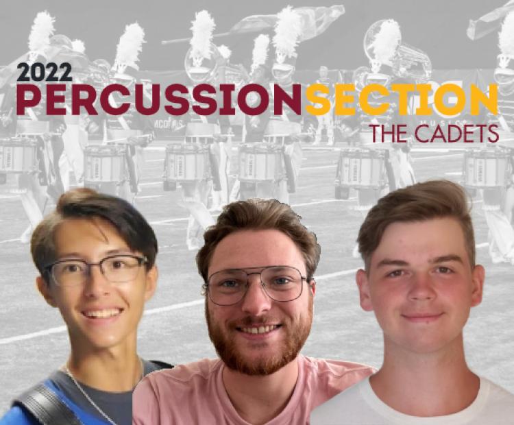 2022 Cadets Drumline Section Leaders