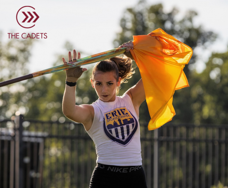 The Cadets Color Guard Flag Erie 2022