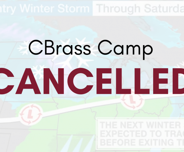 CBrass Camp Cancelled